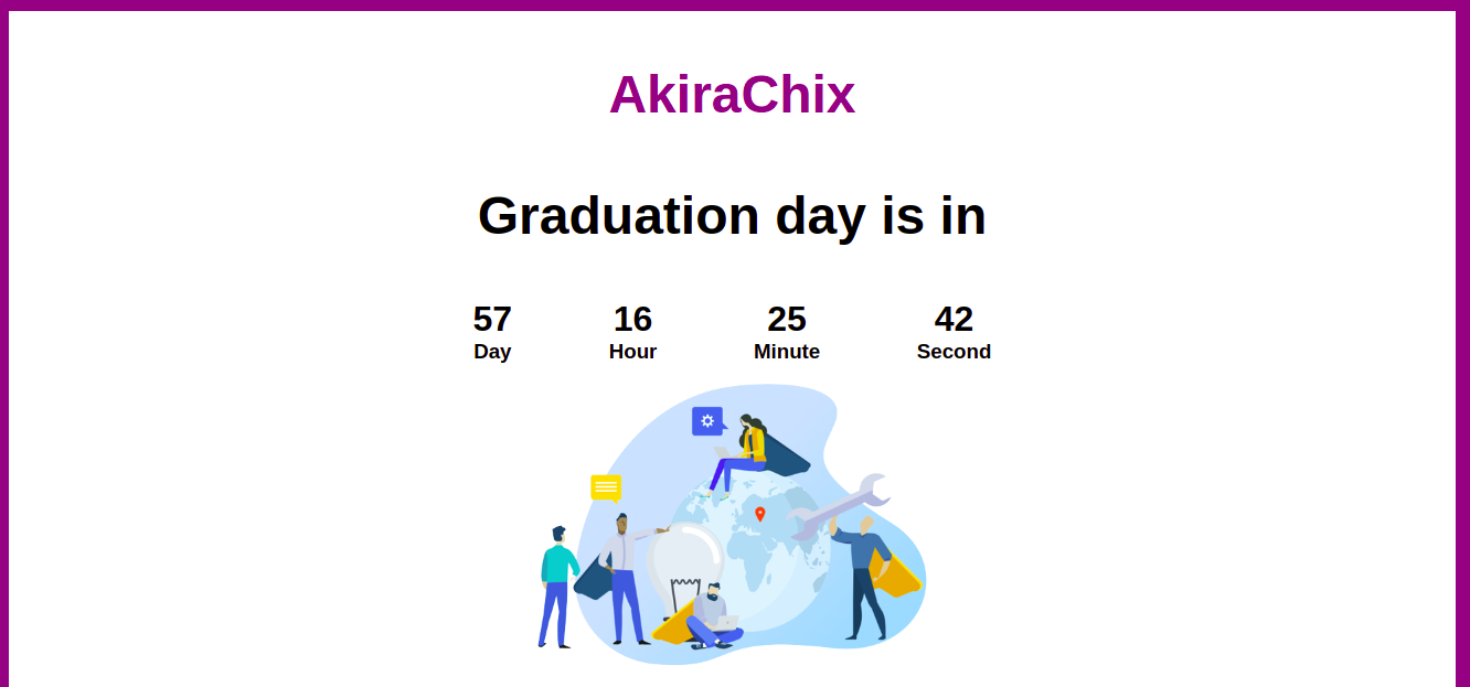 Count-down WebPage